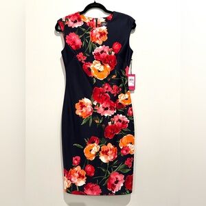 Vince Camuto Floral Sleeveless Dress